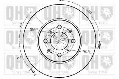 QUINTON HAZELL bdc4682 -  Тормозной диск